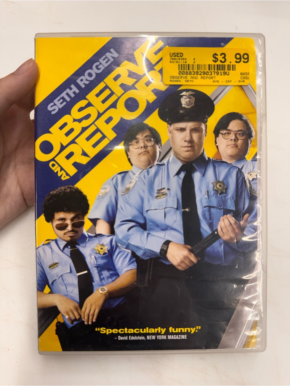 Observe and Report (DVD, 2009) Movie Tested, Working